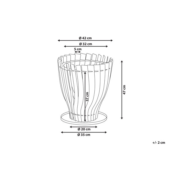 Garten Living Feuerschale Effington aus Stahl | Wayfair.de